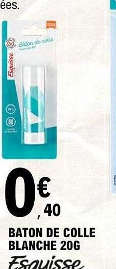 Esquisse Baton de colle blanche 20G