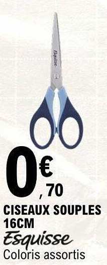 Esquisse CISEAUX SOUPLES 16CM
