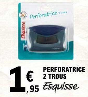Esquisse Perforatrice 2 trous