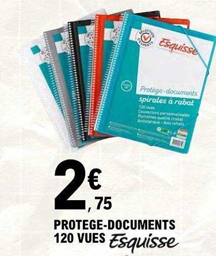 Esquisse Protège-documents