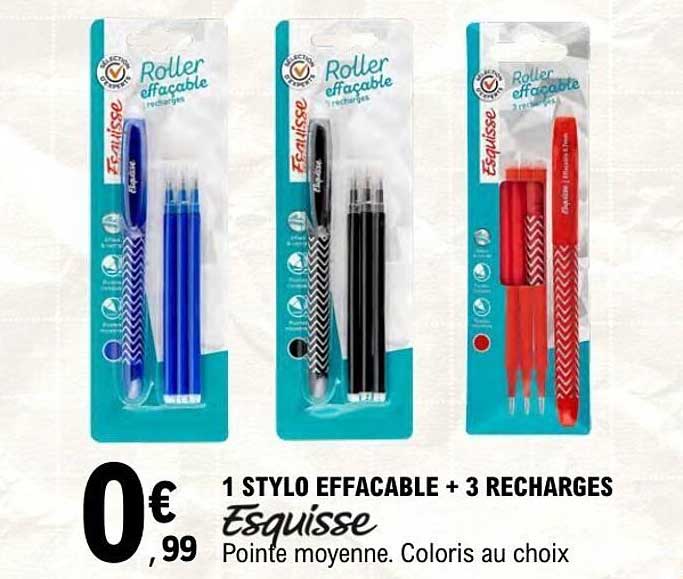 Esquisse Roller effaçable