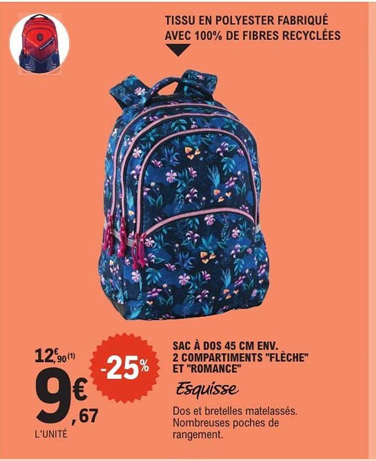 Esquisse SAC À DOS 45 CM ENV