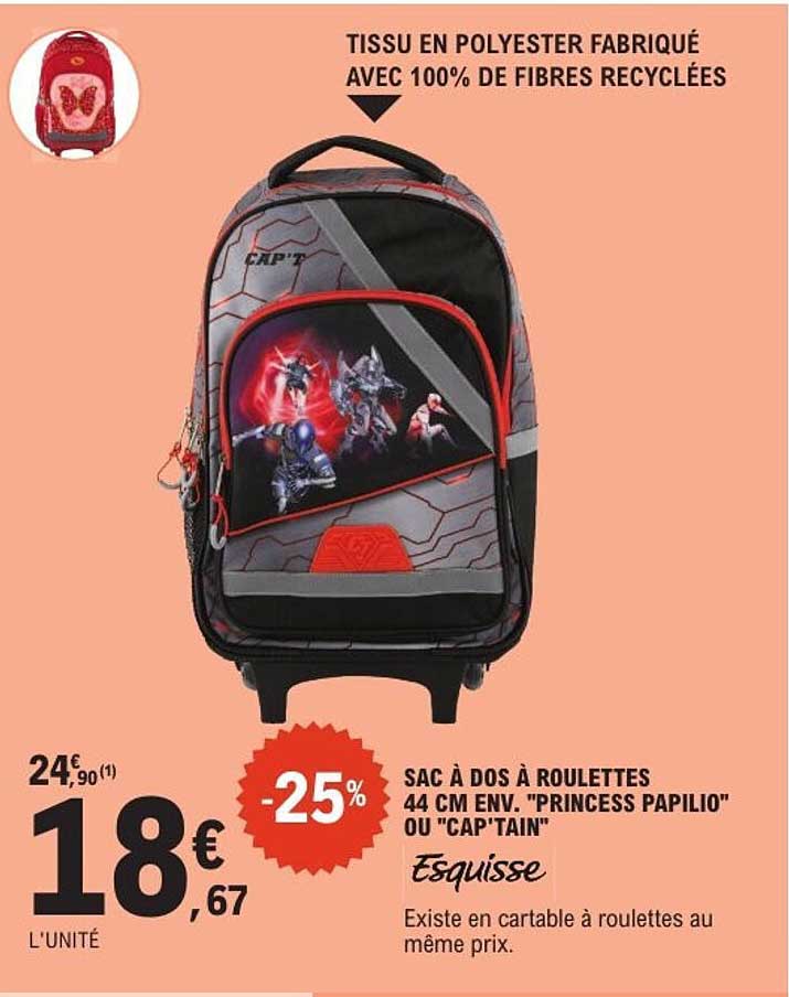 Esquisse SAC À DOS À ROULETTES