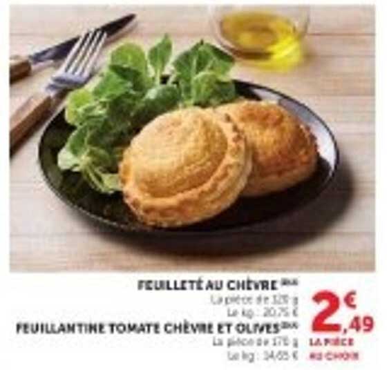 Feuilleté au chèvre