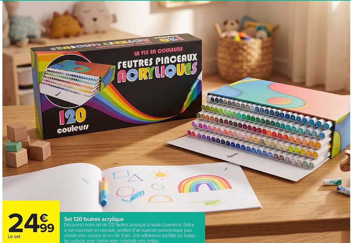 FEUTRES PINCEAUX ACRYLIQUES