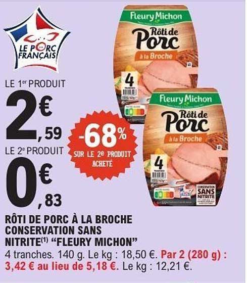 Fleury Michon Rôti de Porc à la Broche