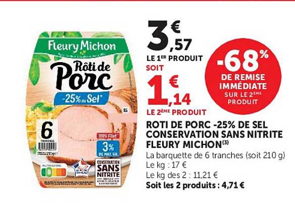 Fleury Michon Rôti de Porc
