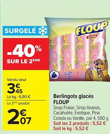 FLOUP Berlingots glacés