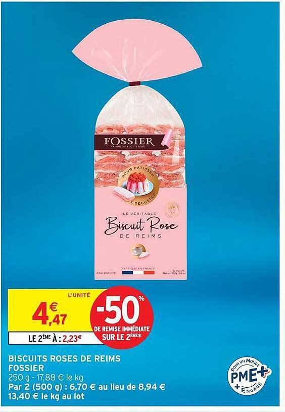 Fossier Biscuits Roses de Reims