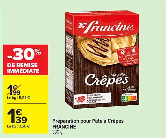 Francine Pâte à Crêpes