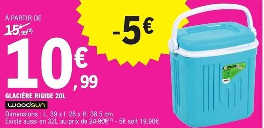 Glacière rigide 20L