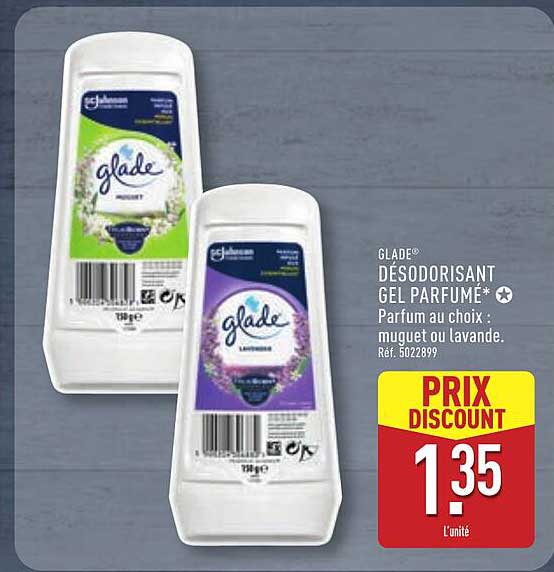 GLADE DÉODORISANT GEL PARFUMÉ