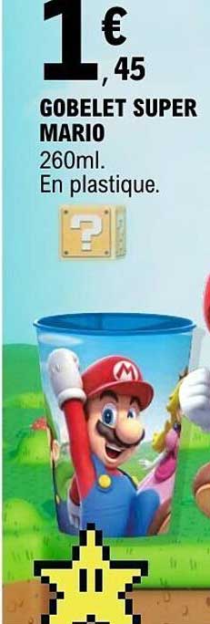 GOBELET SUPER MARIO