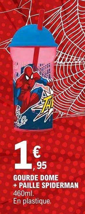 GOURDE DOME + PAILLE SPIDERMAN