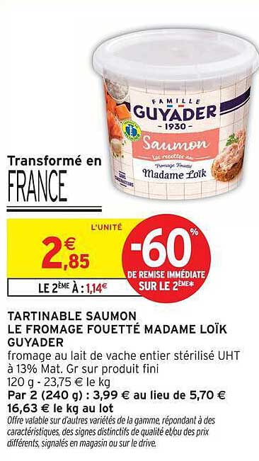 Guyader Saumon Madame Loïk