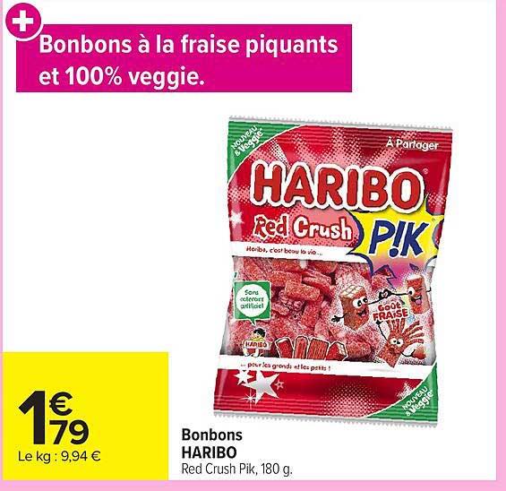 HARIBO Red Crush Pik