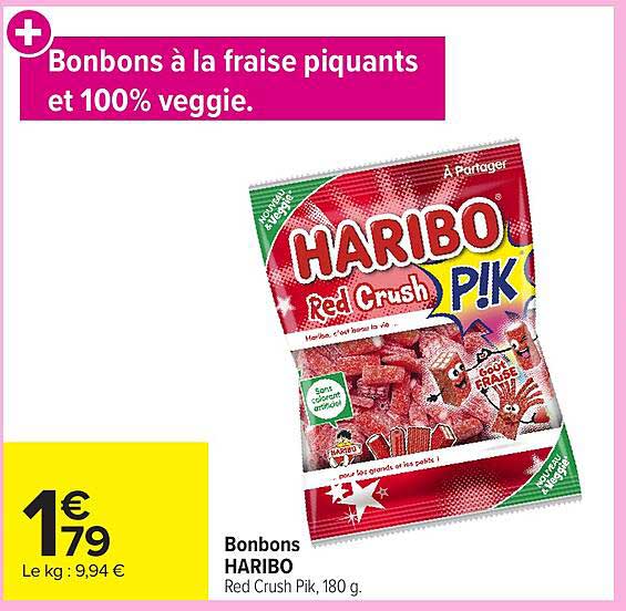 HARIBO Red Crush Pik