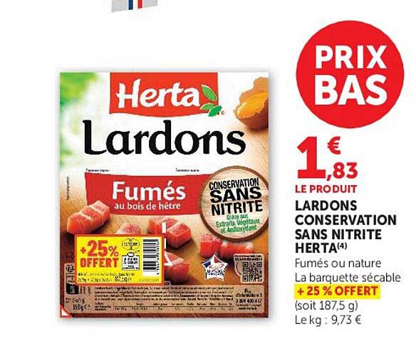 Herta Lardons Fumés