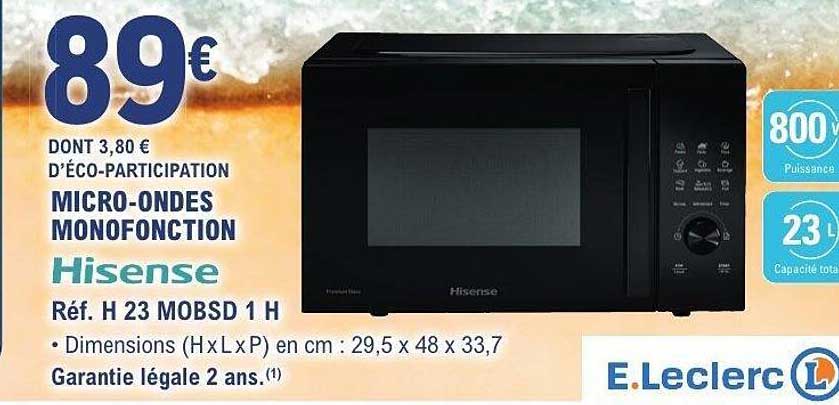 Hisense MICRO-ONDES MONOFONCTION