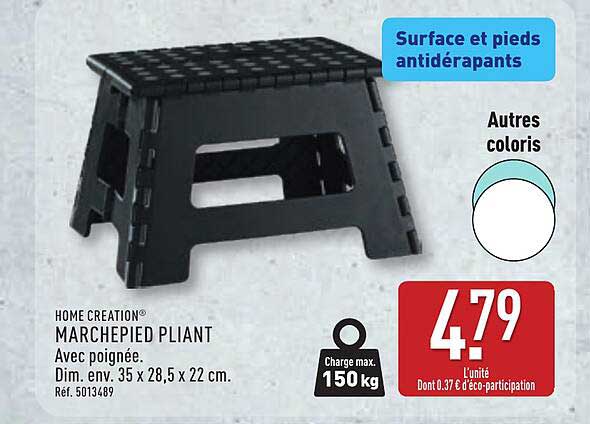 HOME CREATION MARCHEPIED PLIANT