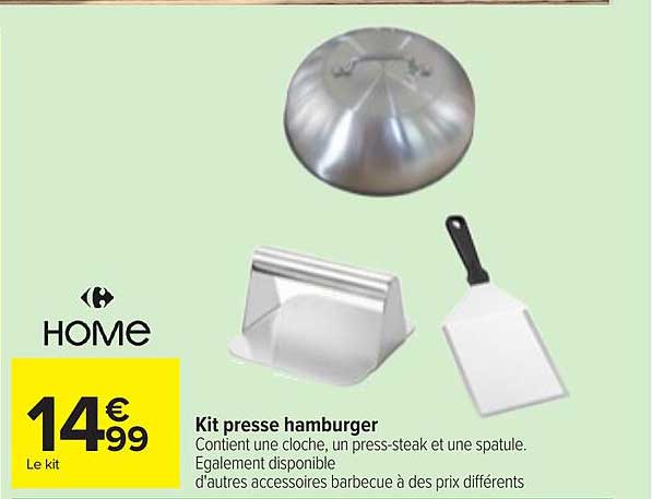 HOME Kit presse hamburger