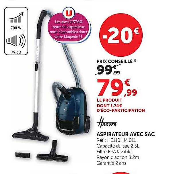 Hoover ASPIRATEUR AVEC SAC