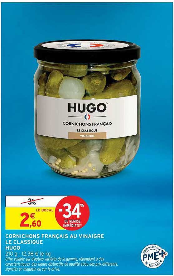 HUGO Cornichons Français