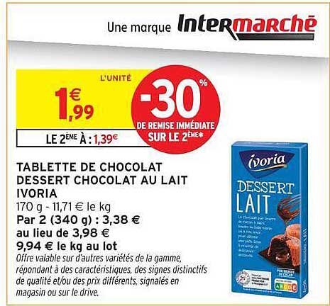 Ivoria Dessert Lait