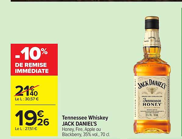 JACK DANIEL'S Tennessee Whiskey