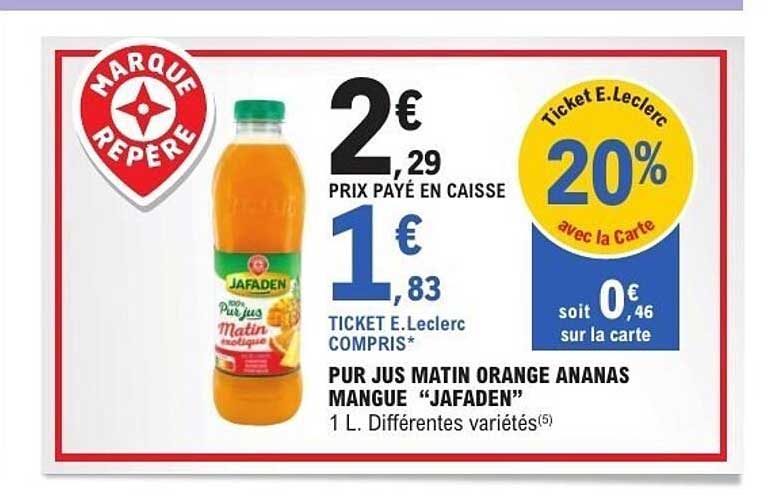 JAFADEN PUR JUS MATIN