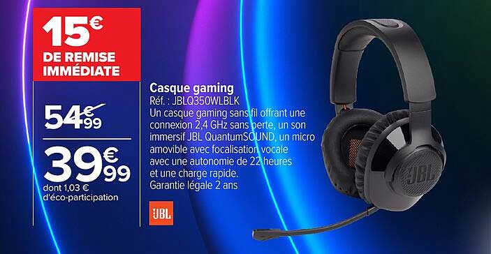 JBL Casque gaming