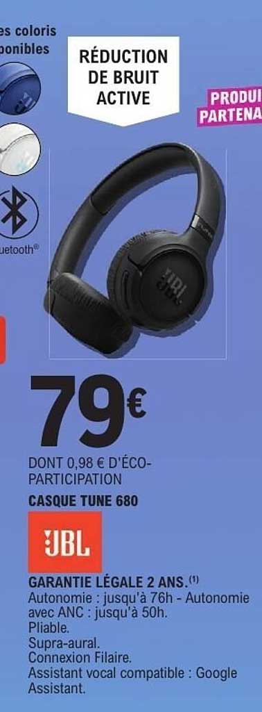 JBL CASQUE TUNE 680