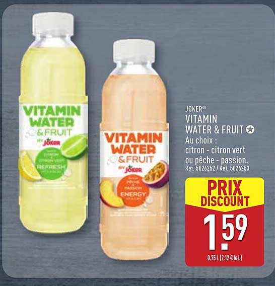 JOKER VITAMIN WATER & FRUIT