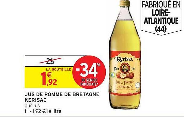 Kerisac Jus de Pomme de Bretagne