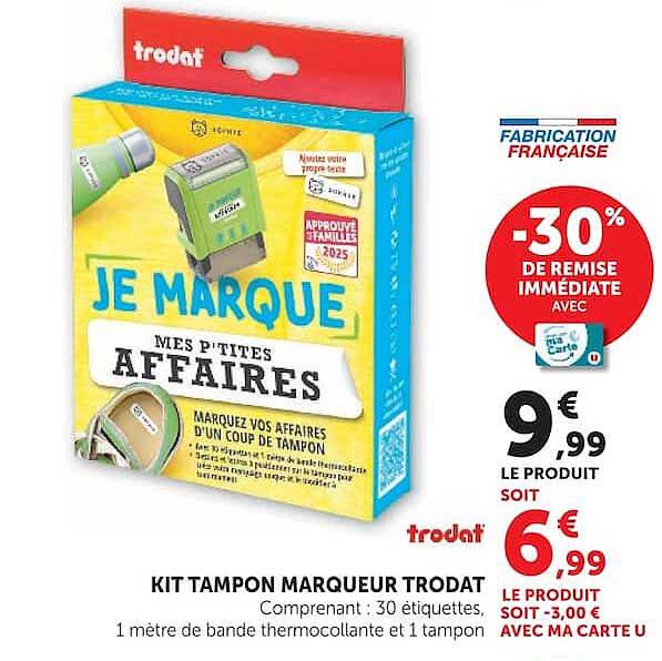 Kit tampon marqueur Trodat