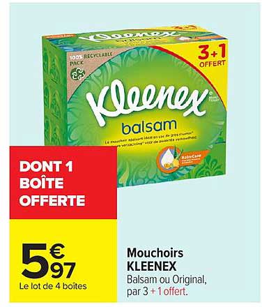 Kleenex balsam