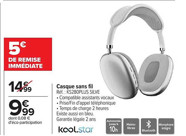 koolstar Casque sans fil