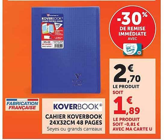 KOVERBOOK Cahier KOVERBOOK