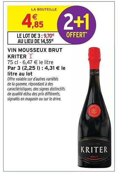 KRITER VIN MOUSSEUX BRUT