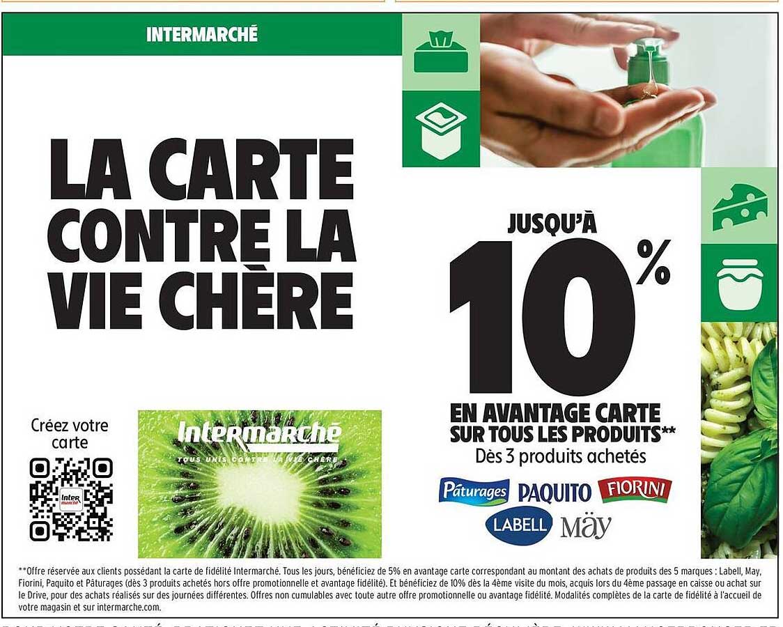 LA CARTE CONTRE LA VIE CHÈRE