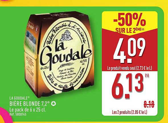La Goudale Bière Blonde 7,2°