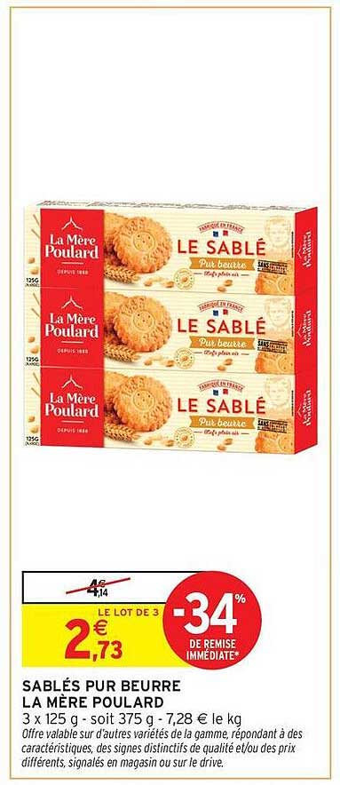 La Mère Poulard Le Sablé