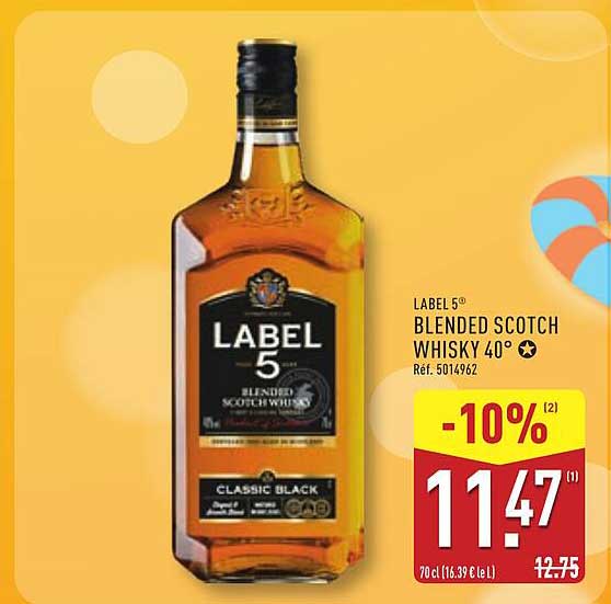 LABEL 5 Blended Scotch Whisky