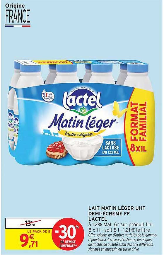 Lactel Matin léger