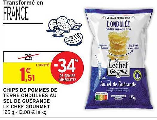 Le Chef Gourmet L’ONDULÉE