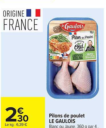 Le Gaulois Pilons de poulet