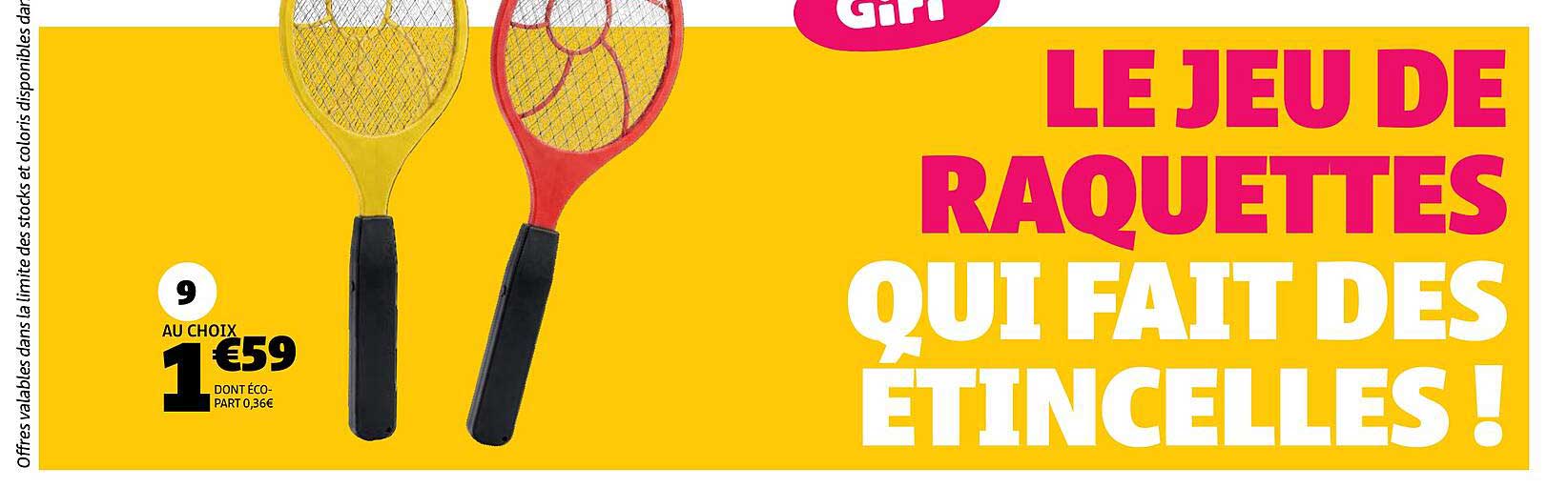 LE JEU DE RAQUETTES