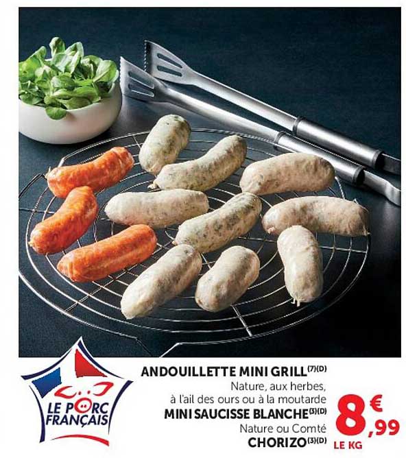 LE PORC FRANÇAIS ANDOUILLETTE MINI GRILL