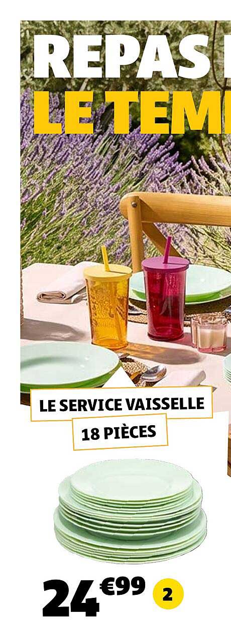 LE SERVICE VAISSELLE