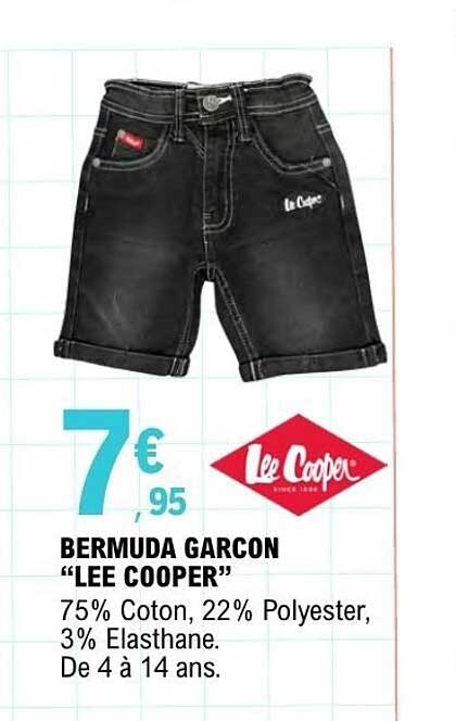 Lee Cooper Bermuda Garçon